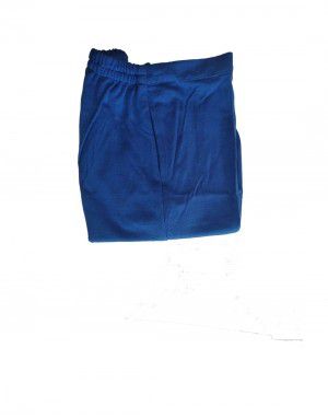 Womens woollen pants plain design navy blue color